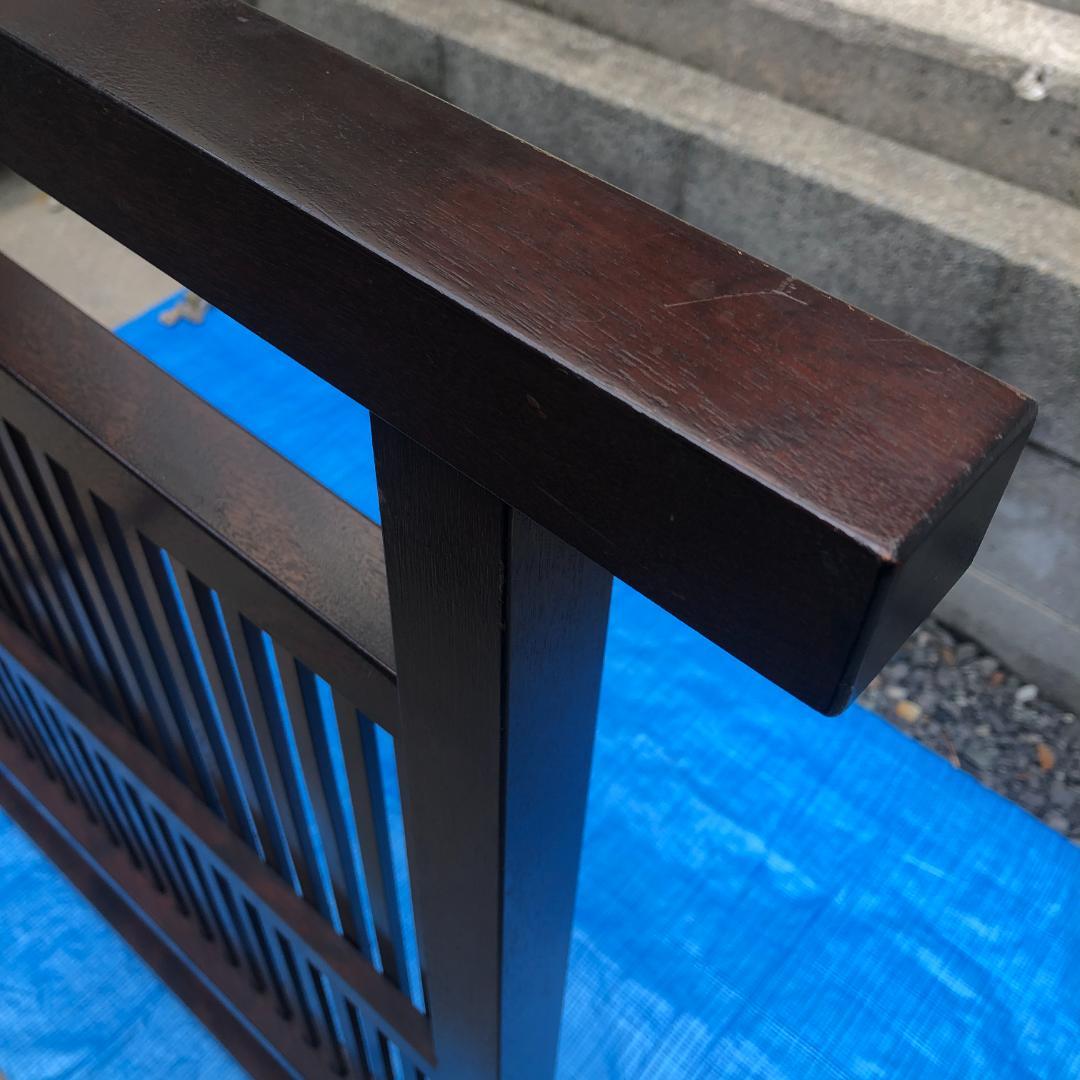 和風 衝立 格子デザイン 木製 パーテーション 目隠し 間仕切り#864