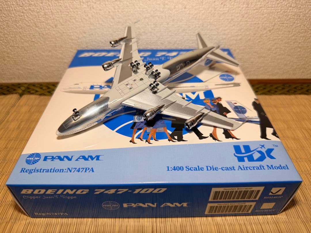 HX Models 1:400 パンアメリカン航空 N747PA