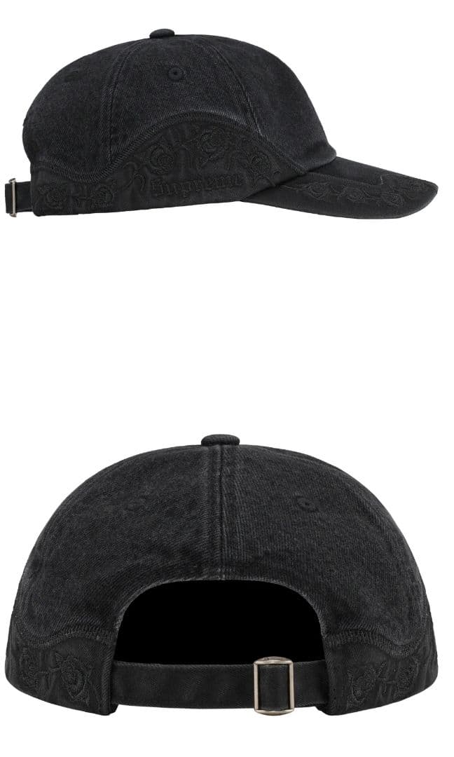 帽子 Supreme Roses 6-Panel Black