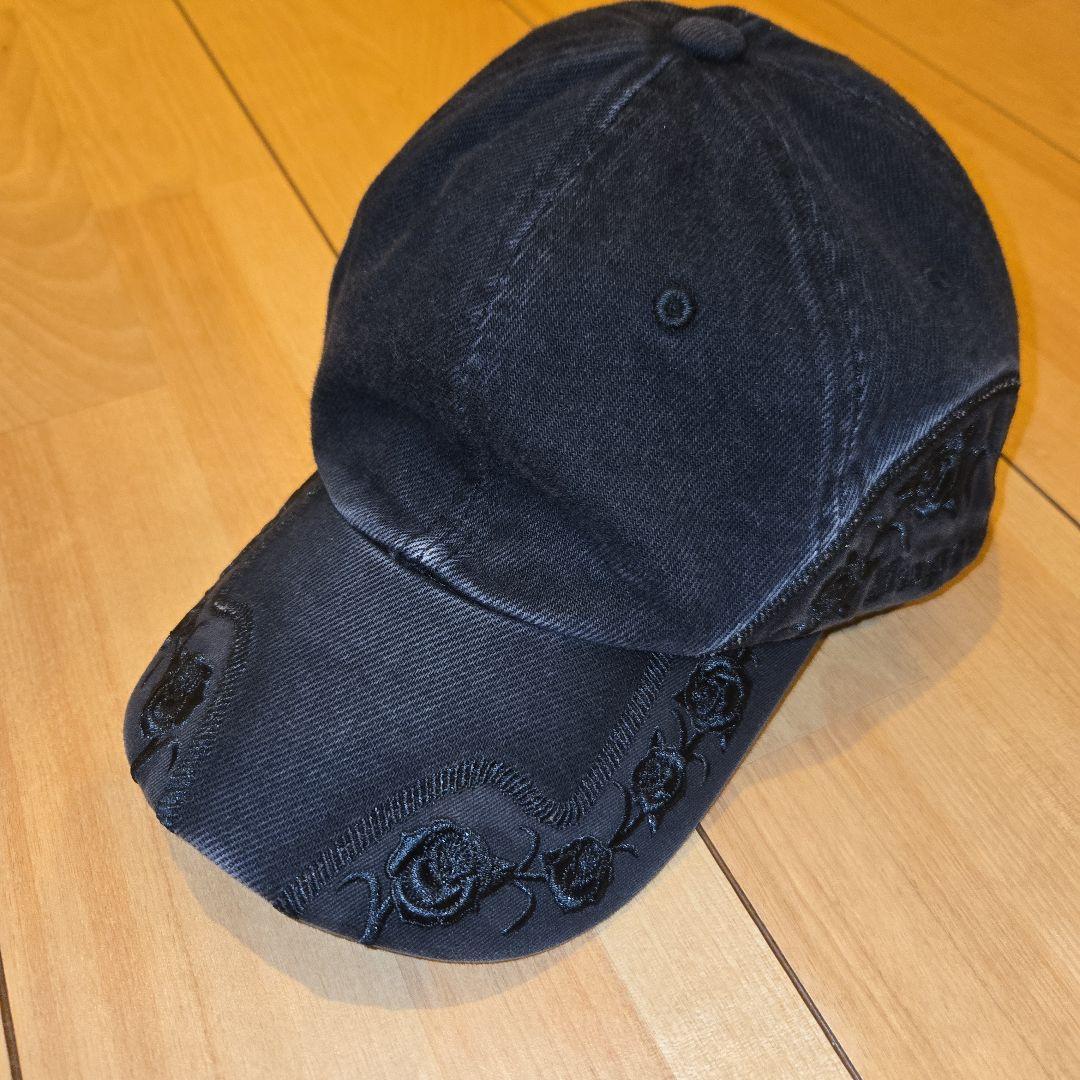 帽子 Supreme Roses 6-Panel Black