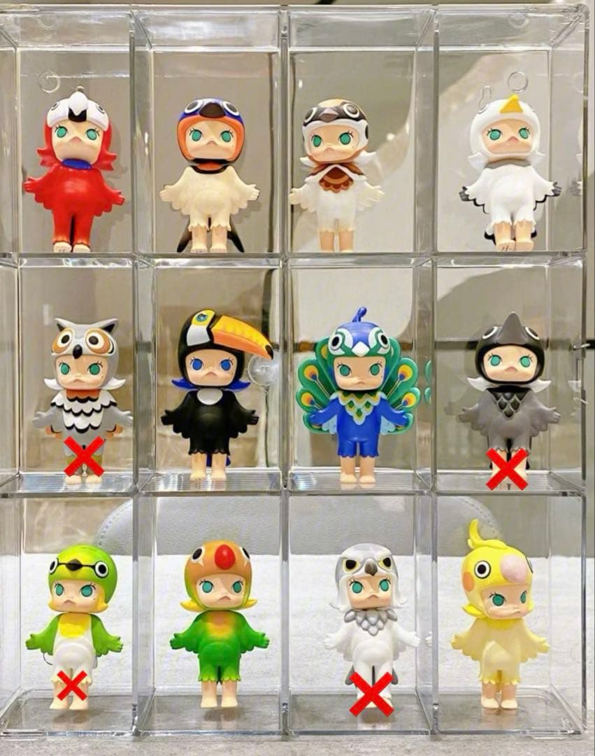 POPMART MOLLY Birdy 小鳥 シリーズ 廃盤 正規品 8体セット