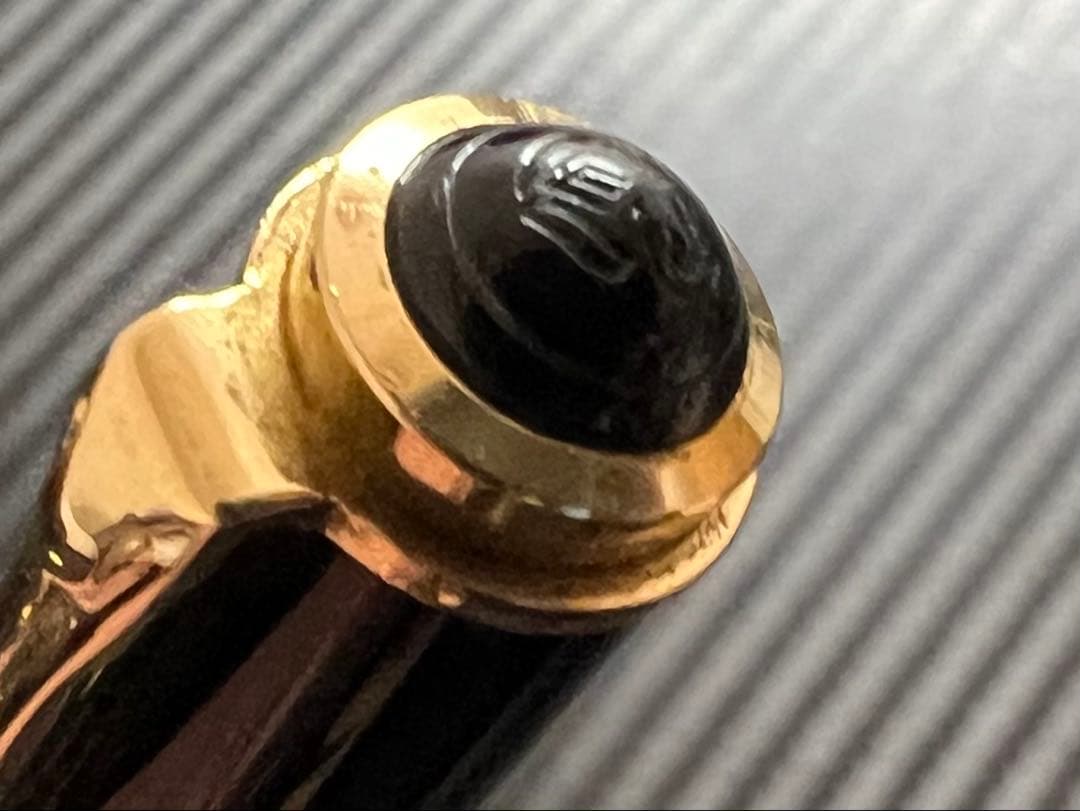 ペリカン 400NN M&K EF 極細字 緑縞 グリーン 万年筆