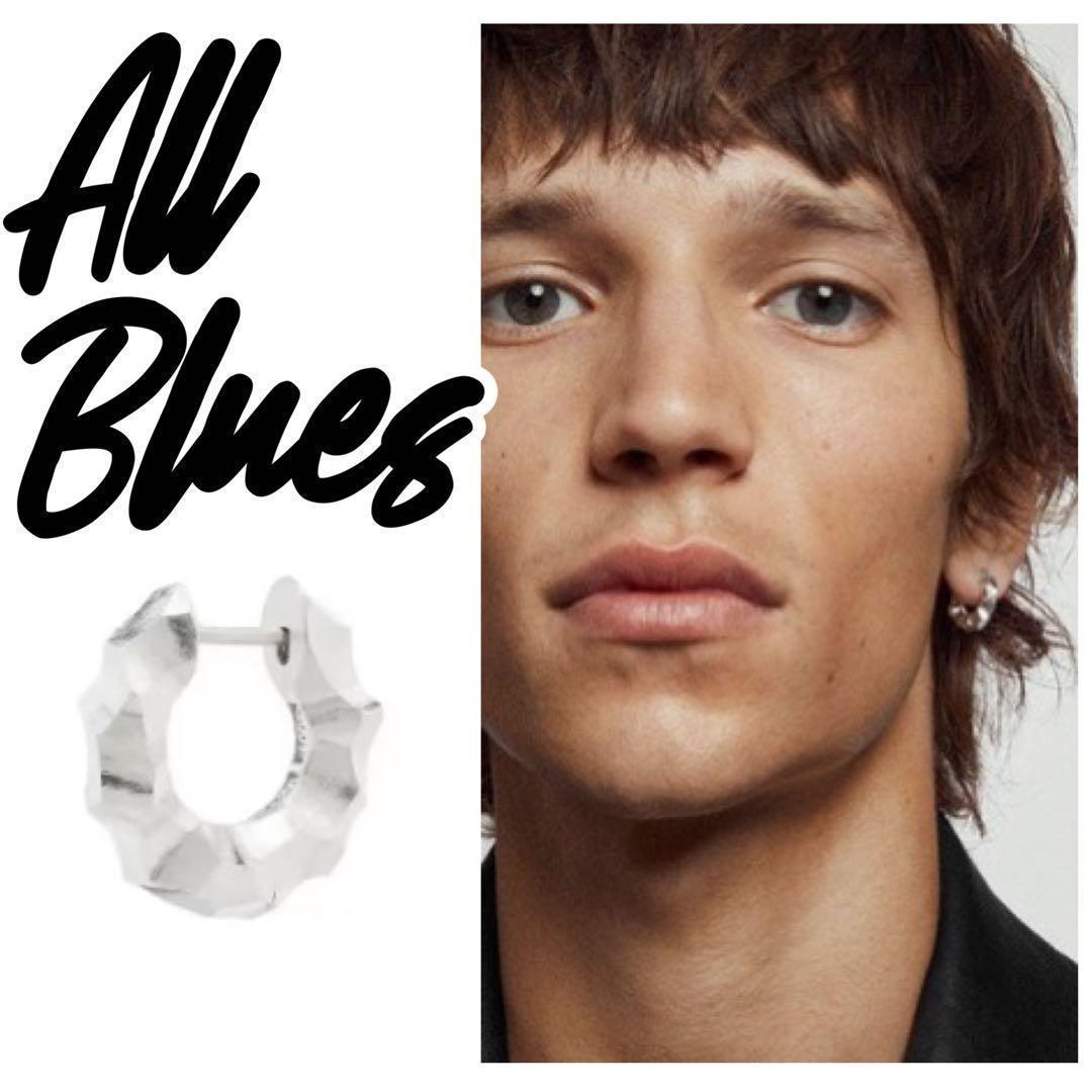 【定価3.3万】All Blues Almost ピアス シルバー シングル W