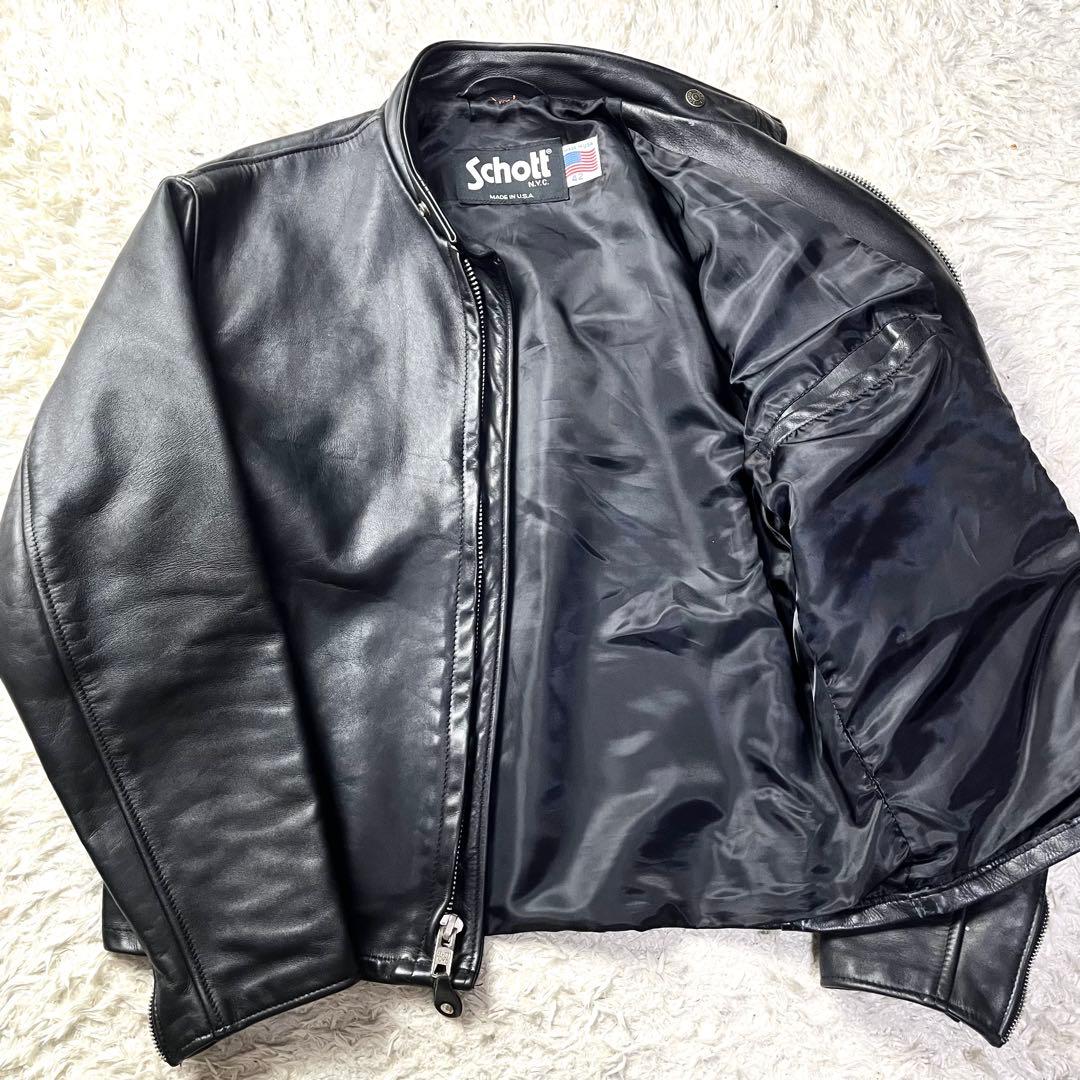 極美品/現行モデル/42インチ✨ショット シングルライダース レザージャケット