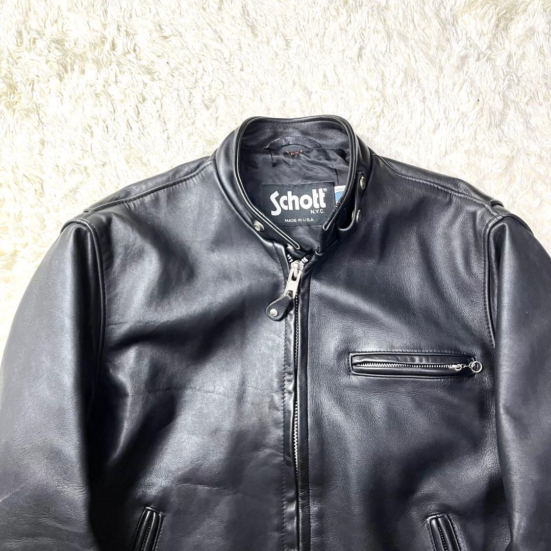 極美品/現行モデル/42インチ✨ショット シングルライダース レザージャケット