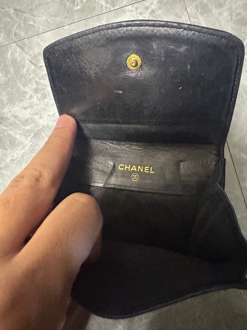 CHANEL ブラック 二つ折り財布　セット