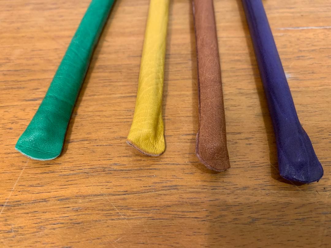 N0810-02★未使用 IBIZAボールペン 7本セット 緑黄茶紫黒