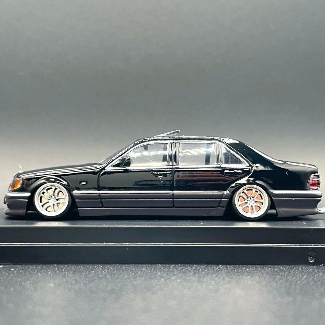 1/64 StreetWeapon ベンツ　W140 限定499個　ブラック