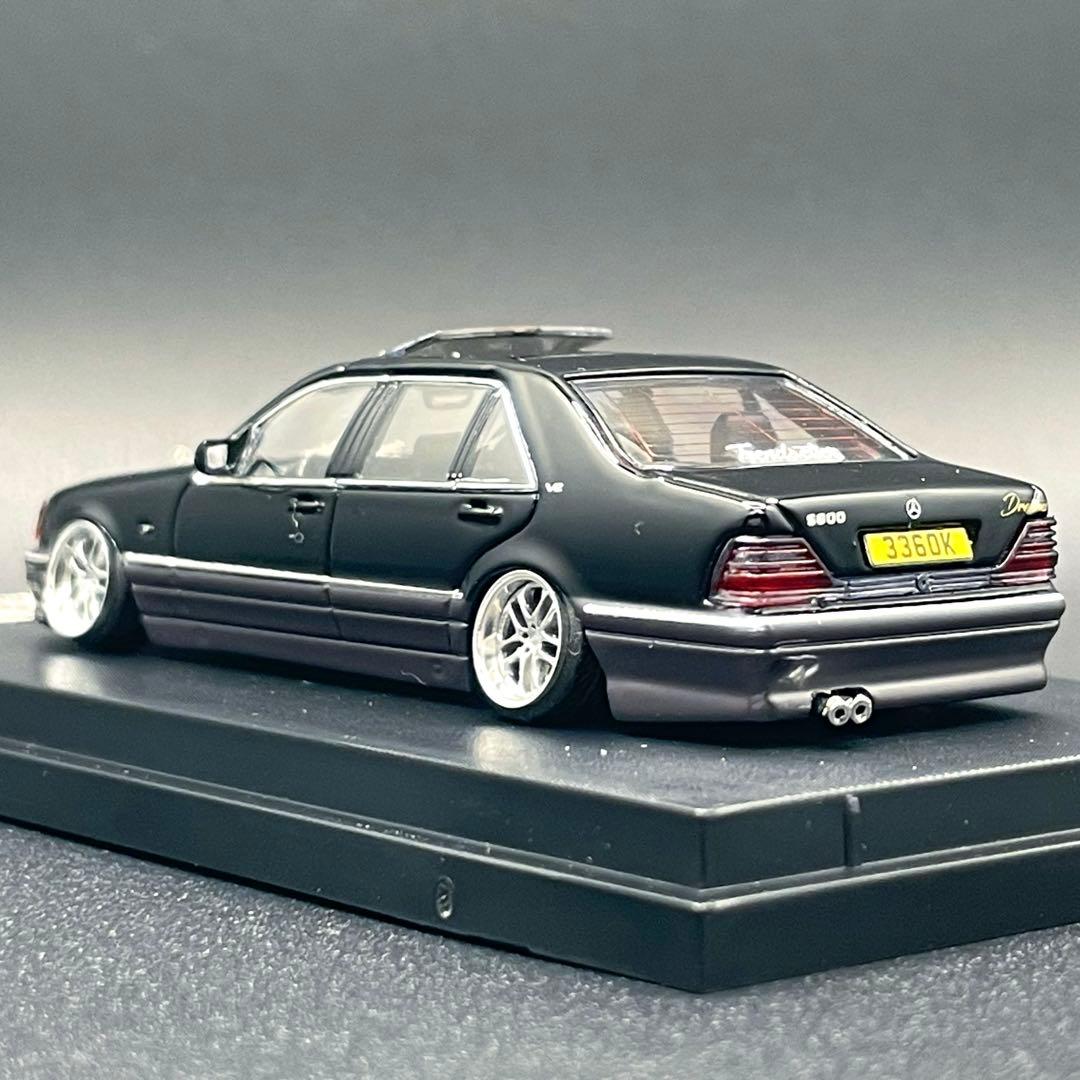 1/64 StreetWeapon ベンツ　W140 限定499個　ブラック