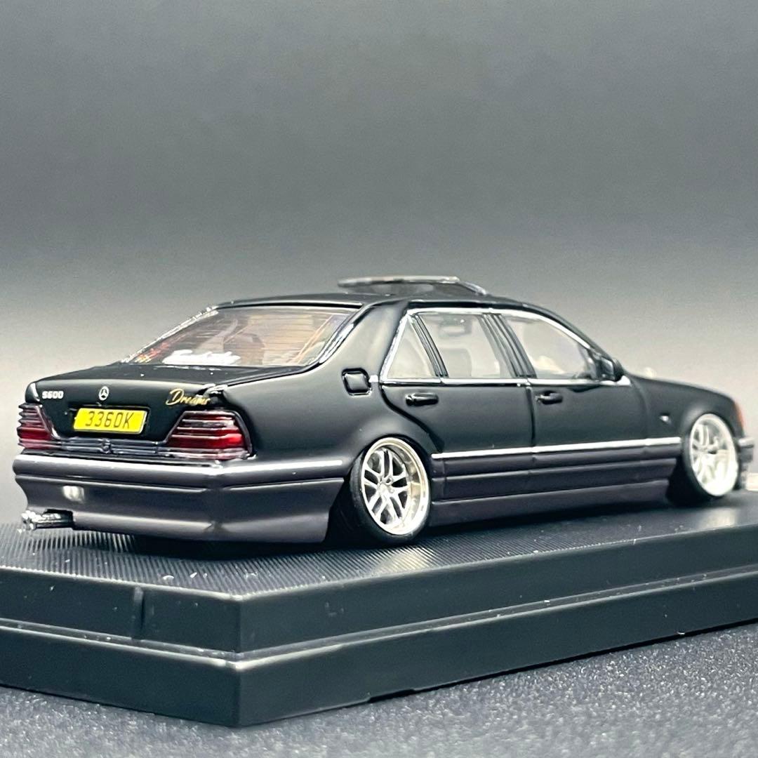 1/64 StreetWeapon ベンツ　W140 限定499個　ブラック