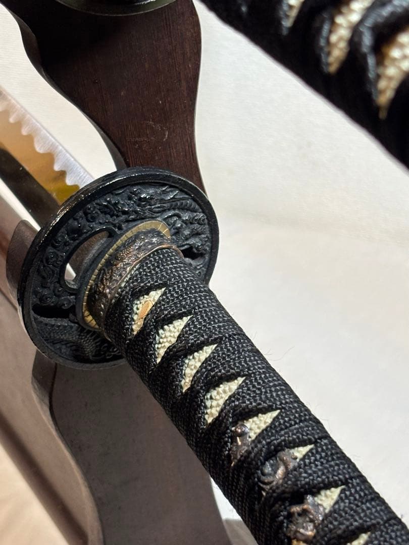 模造刀無銘 日本刀 白鞘 五右衛門 斬鉄剣 模擬刀 武具スタンド付き