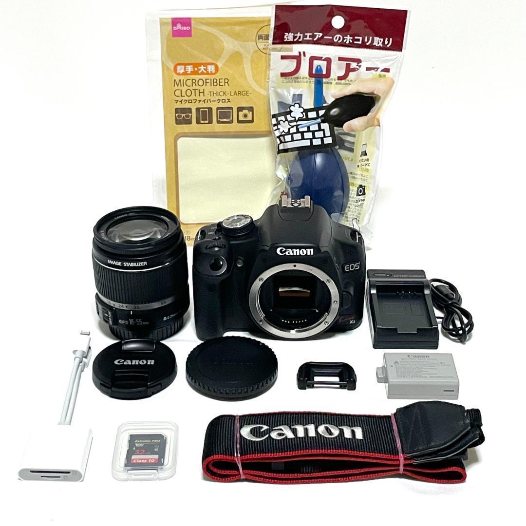 初心者向け❣️ Canon EOS Kiss X3 標準レンズセット 手ブレ補正
