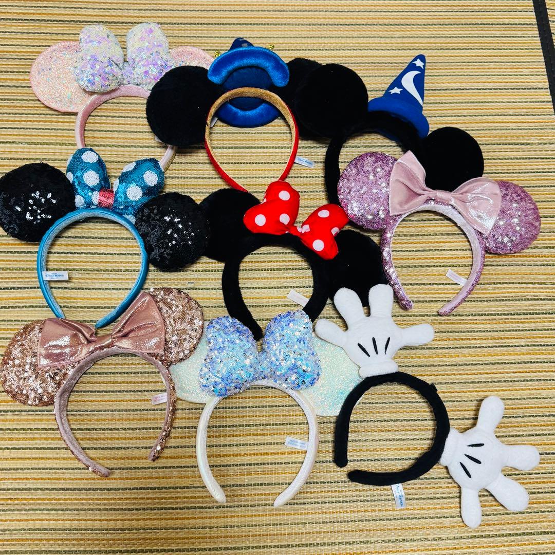 まとめ ディズニー ミッキー ミニー カチューシャ セット b