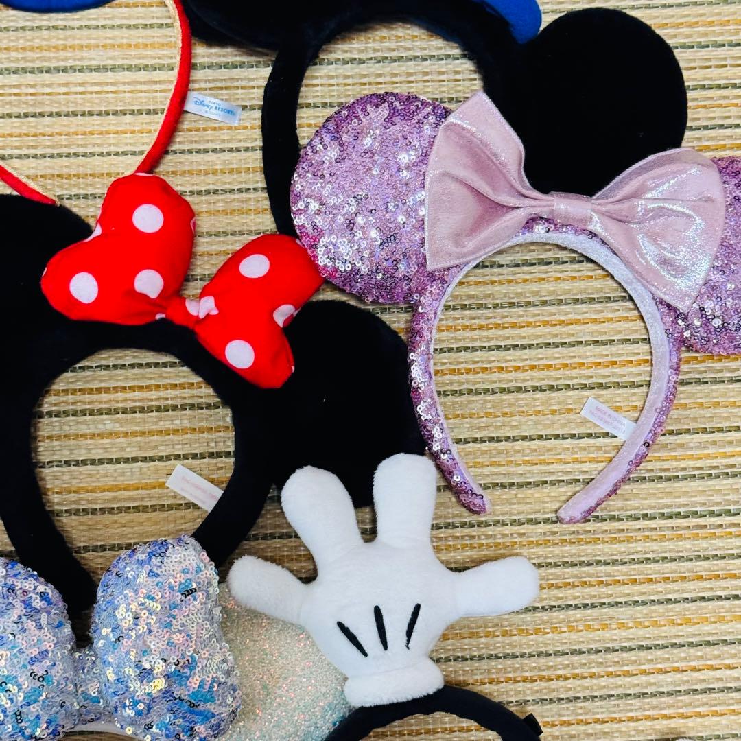 まとめ ディズニー ミッキー ミニー カチューシャ セット b