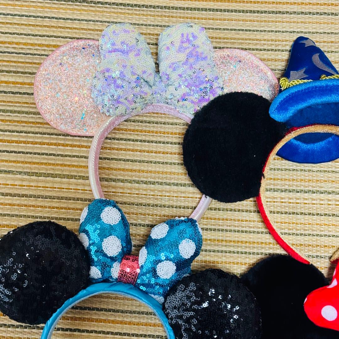 まとめ ディズニー ミッキー ミニー カチューシャ セット b