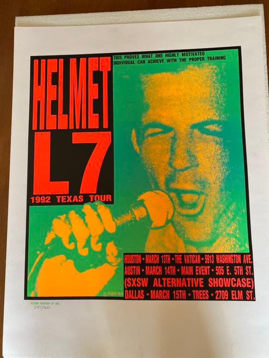 HELMET  L7  kozik  コジック　ポスター