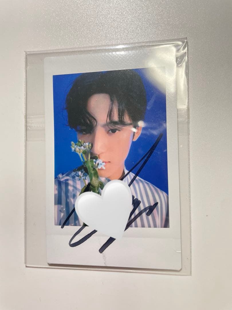 seventeen ミンギュ 直筆サイン チェキ