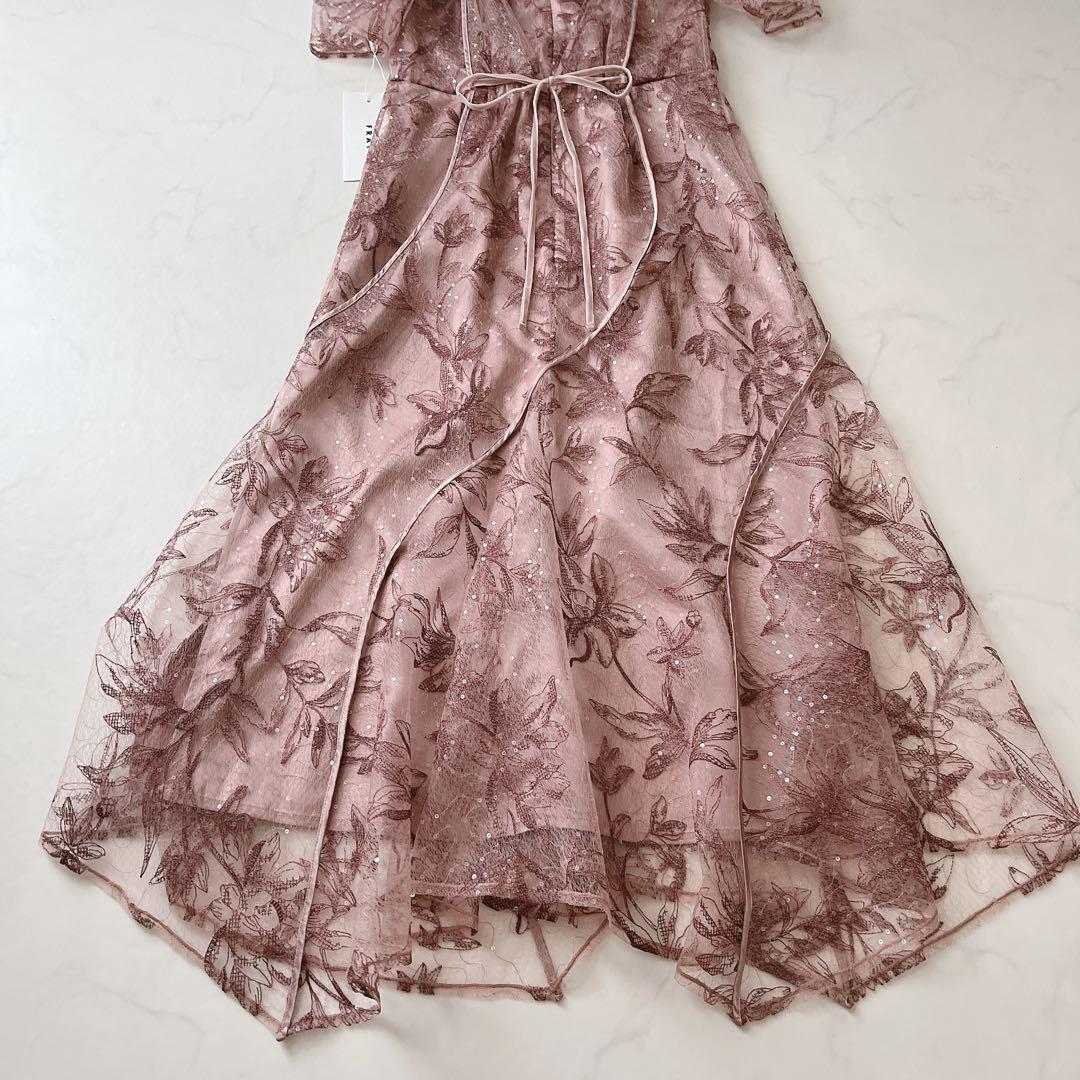 タグ付未使用✨ フレイアイディー カーブパネルエンブロイダリードレス S