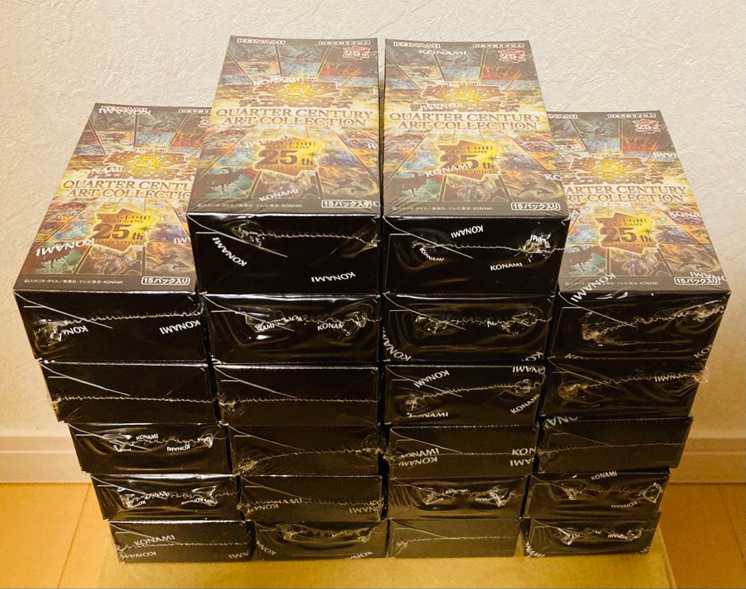 遊戯王 QUARTER CENTURY ART COLLECTION 22箱