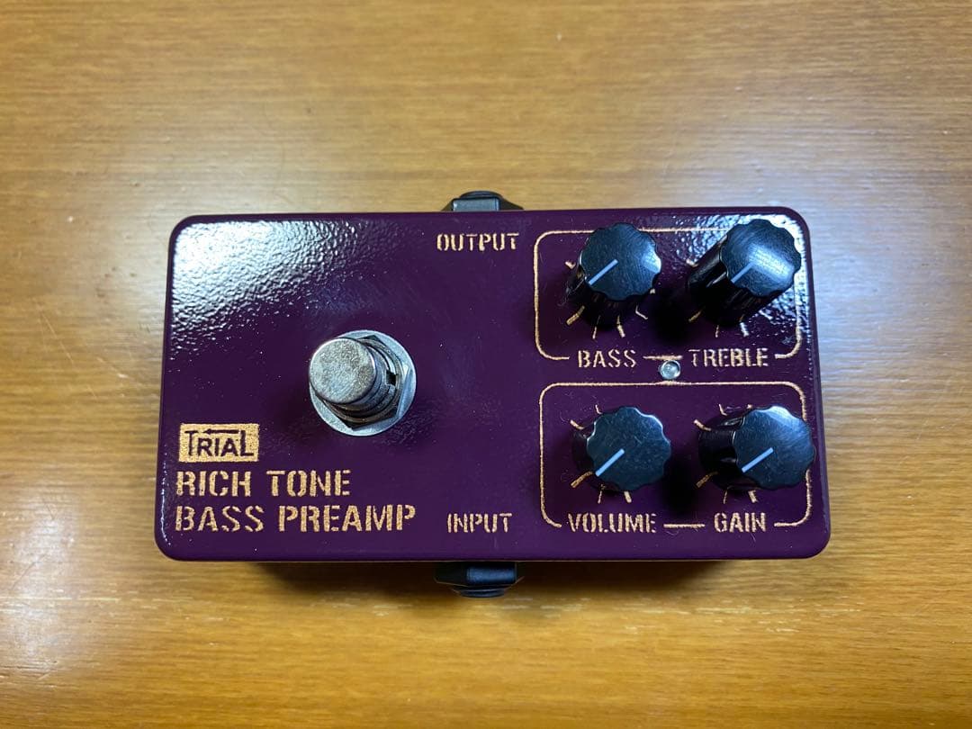 ベース TRIAL RICH TONE BASS PREAMP
