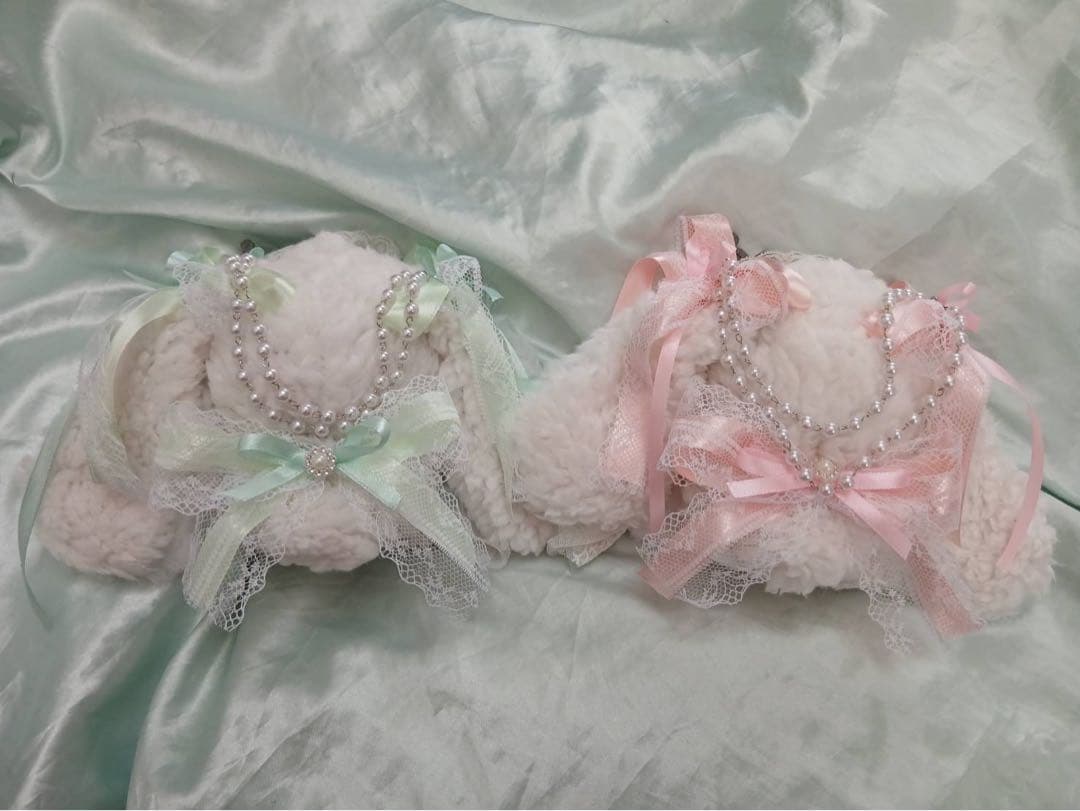 toki様ぬい服ふわふわうさ耳お座り 着ぐるみ にじぱぺ ちびぐるみ いつぬい