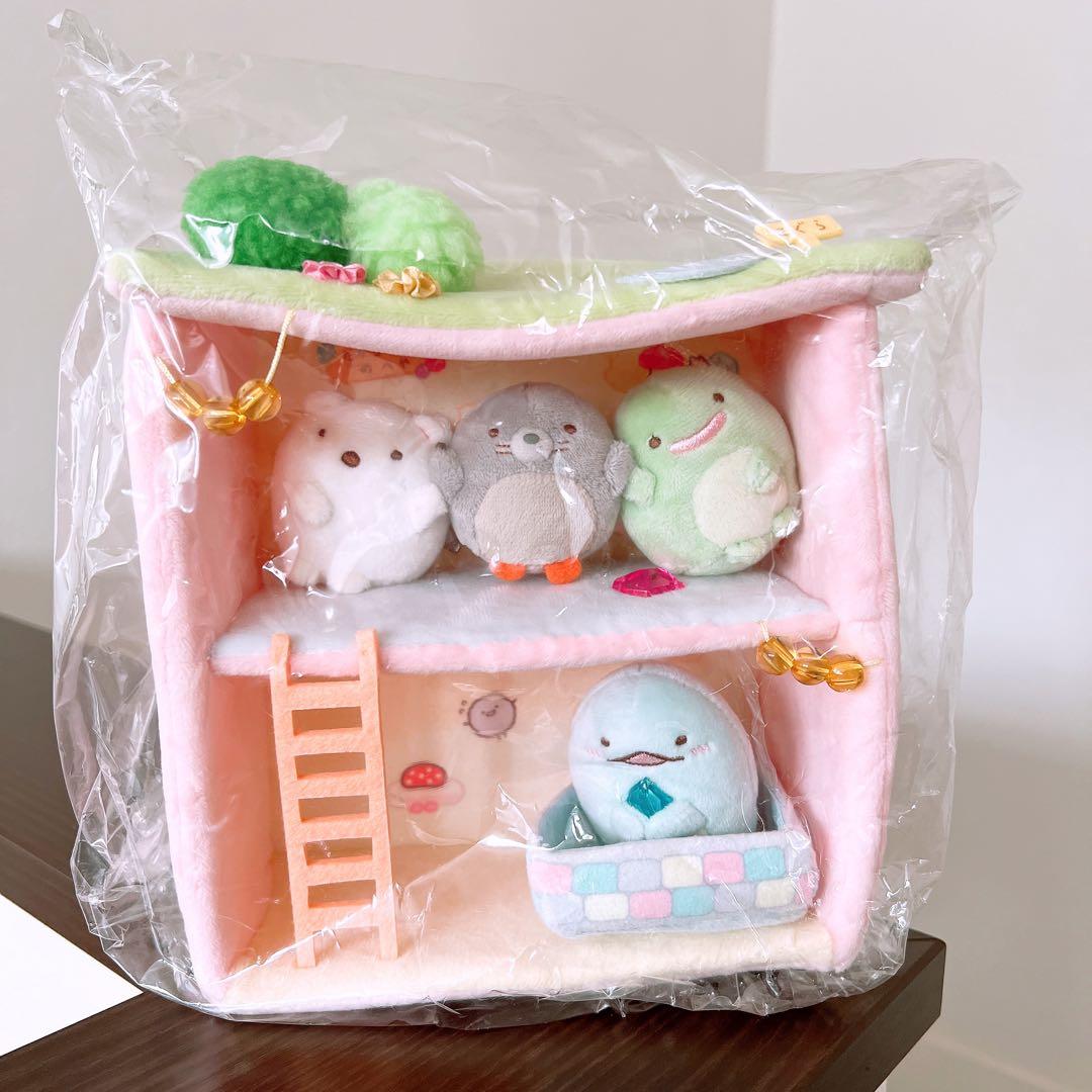 すみっコぐらし　もぐらのおうち　受注　シーンぬいぐるみ　てのりぬいぐるみ付き