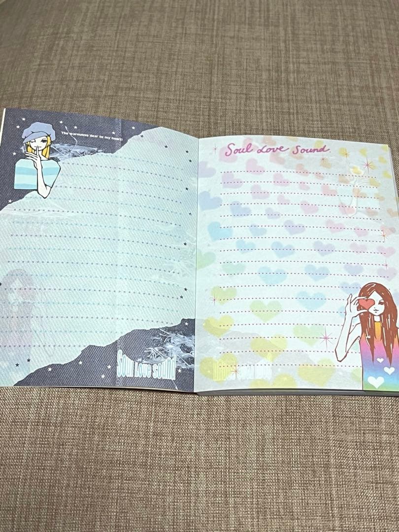 約20年前★平成レトロ　カミオジャパン　メモ帳　女の子　ガール　文房具