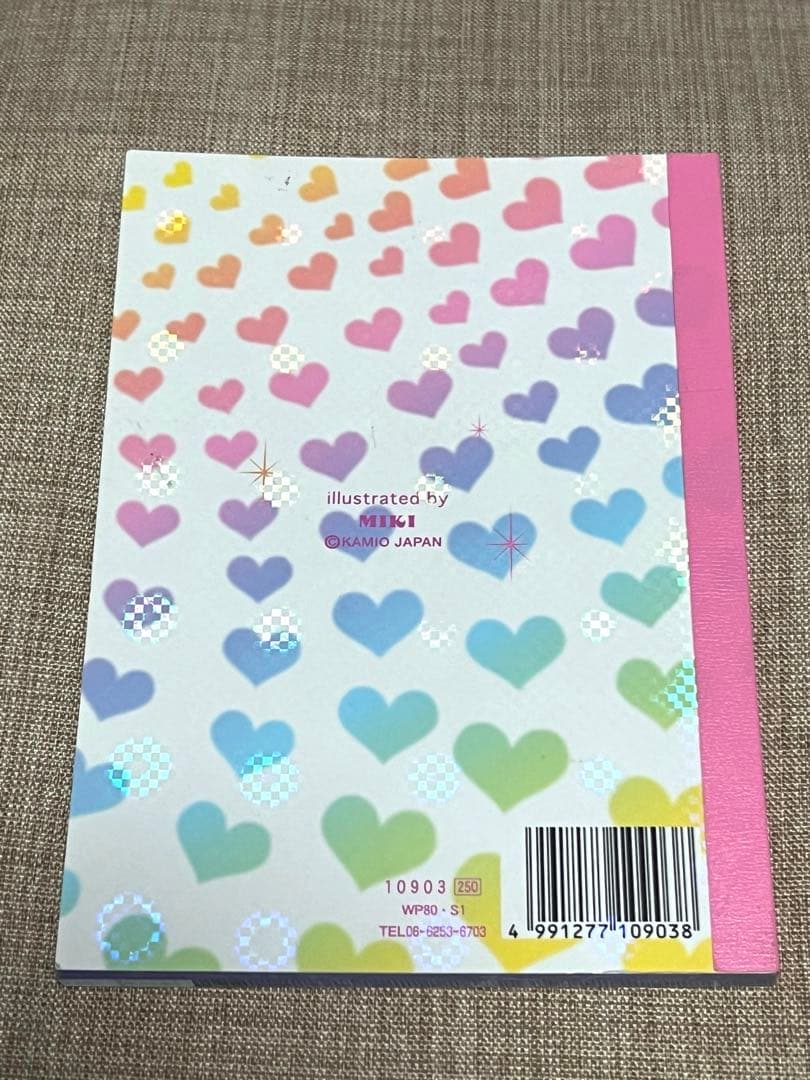 約20年前★平成レトロ　カミオジャパン　メモ帳　女の子　ガール　文房具