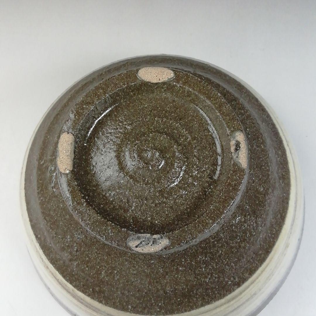 Ｔ５５５　茶碗　『刷毛目茶碗』『東山窯　畑辺玄機』　共箱　抹茶碗　茶道具