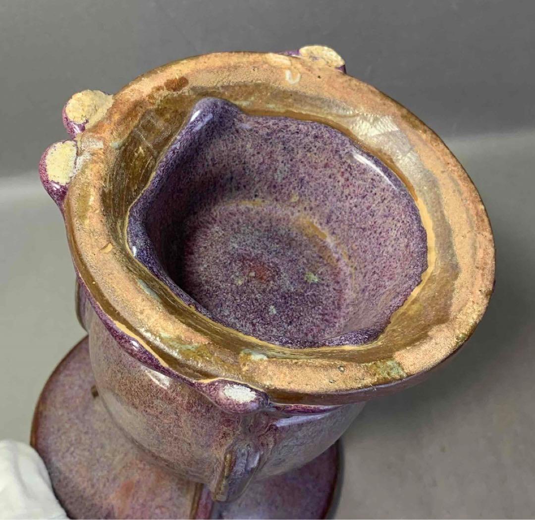 中国 尊式花入（出戟尊)　u6230109