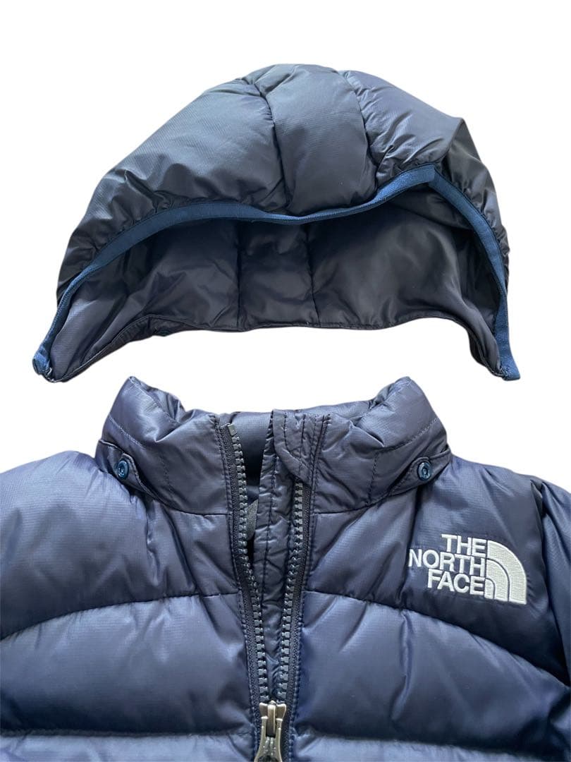 美品☆90cm THE NORTH FACE キッズ ベビー ダウン ネイビー