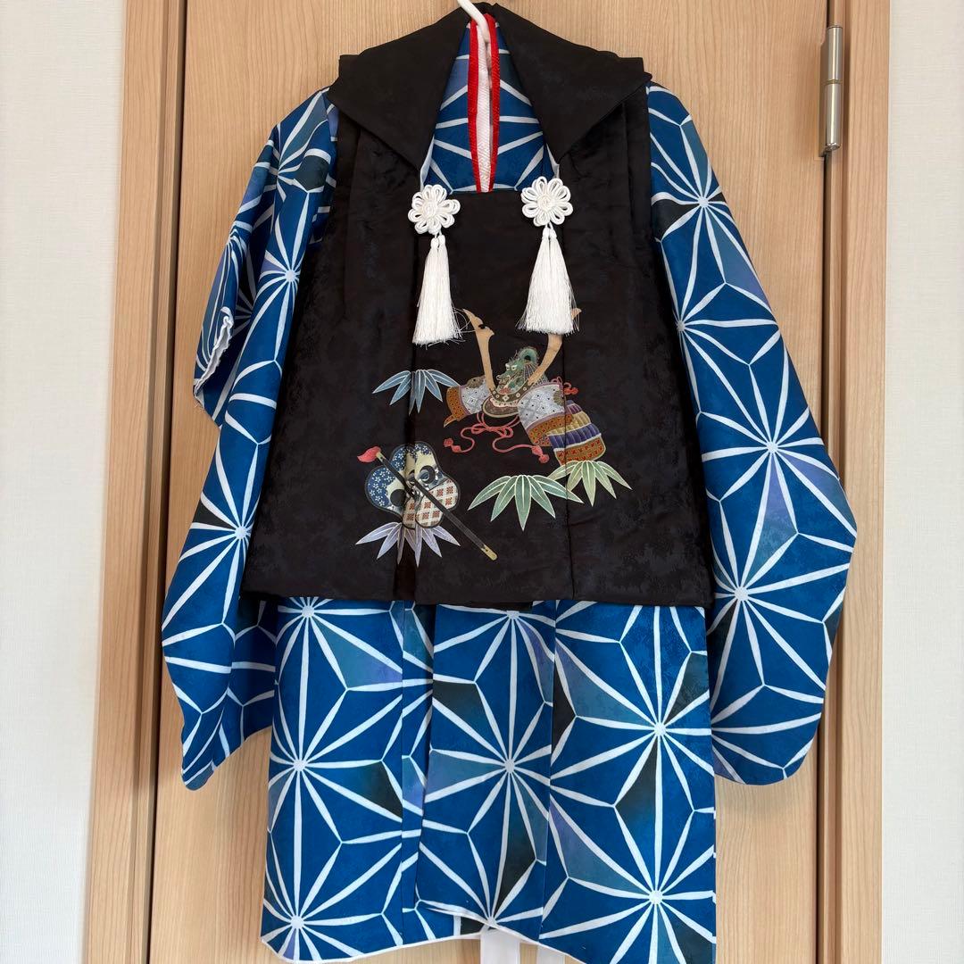 七五三　3歳　男の子　被布　セット