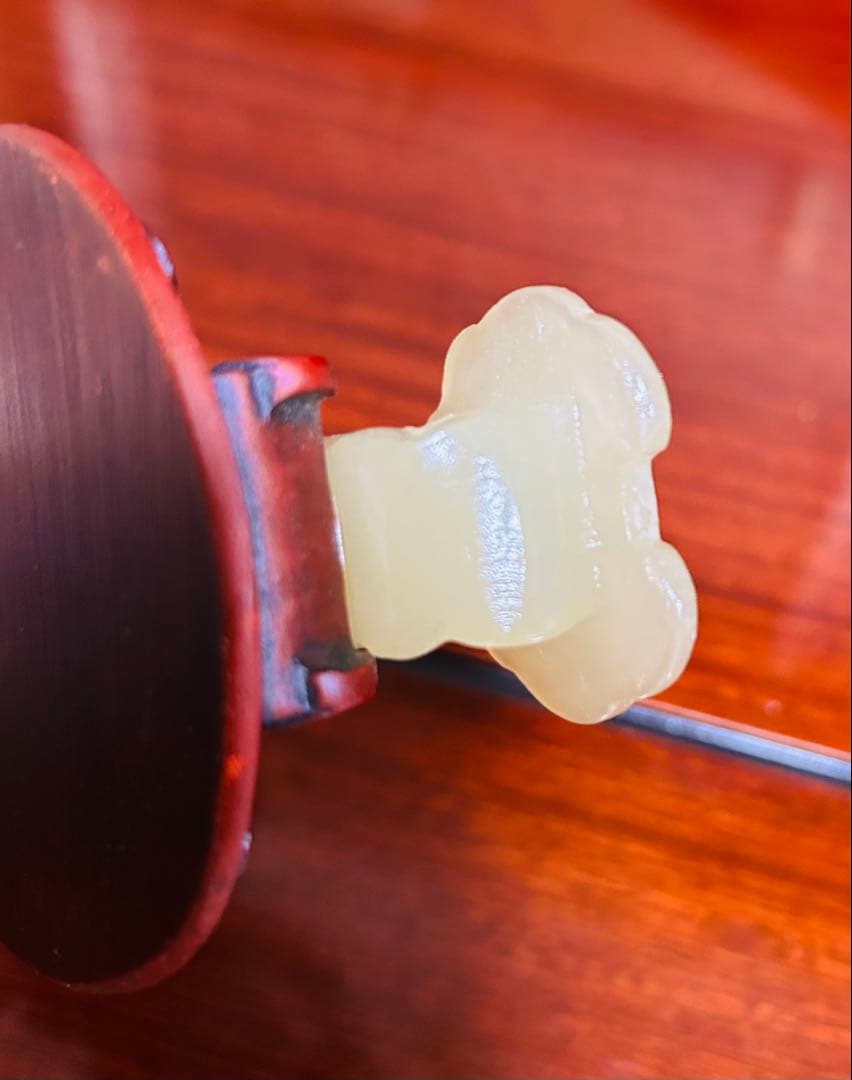 清時代　骨董品 朱肉　玉如意