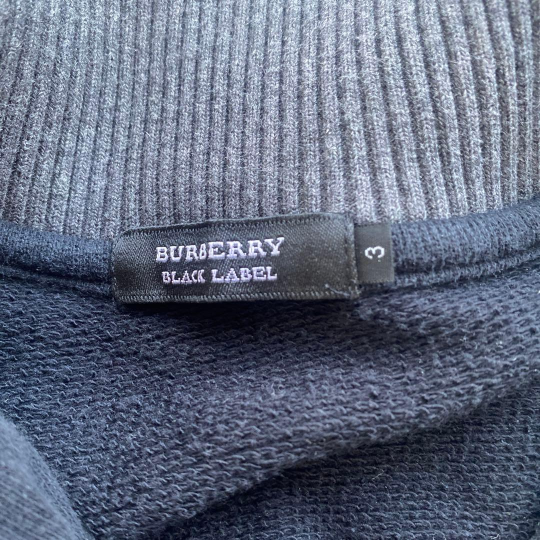バーバリーブラックレーベル　スウェット　フルジップアップ　ジャケット　ホースロゴ