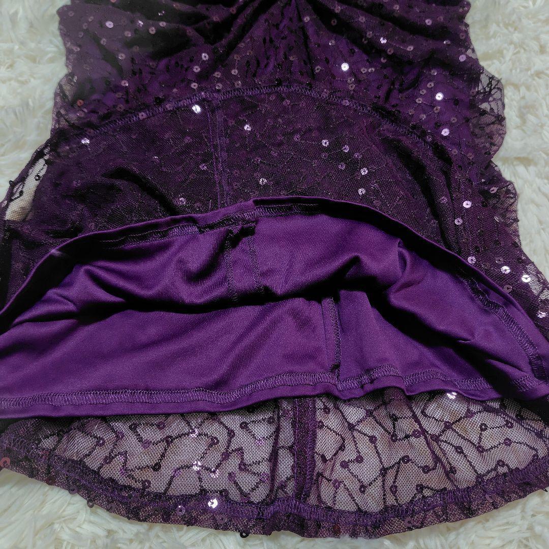 【未使用品♡美シルエット】タダシショージ　スパンコールカクテルドレス　S