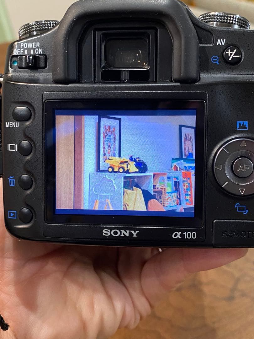 SONY α100 CCDデジタル一眼 75-300 28-80 2本動作品