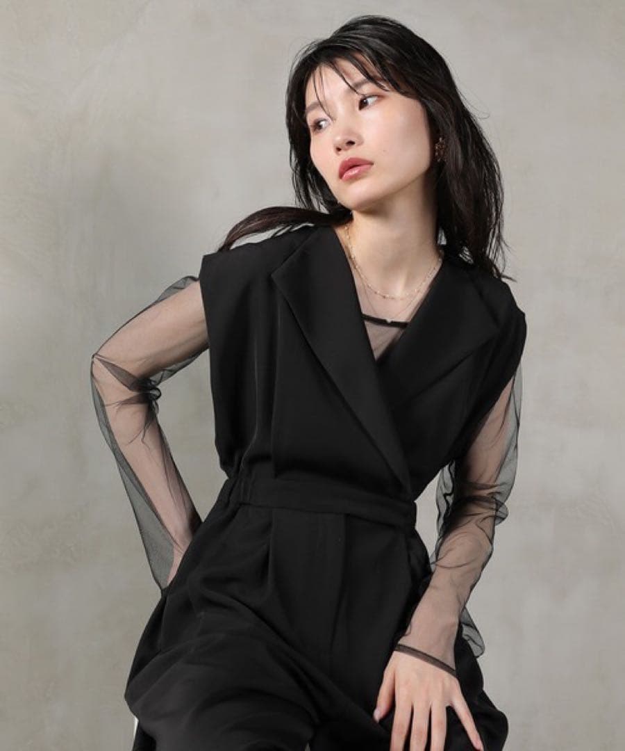 kana / niana セットアップ スタンドアウトカラーオールインパンツ　M