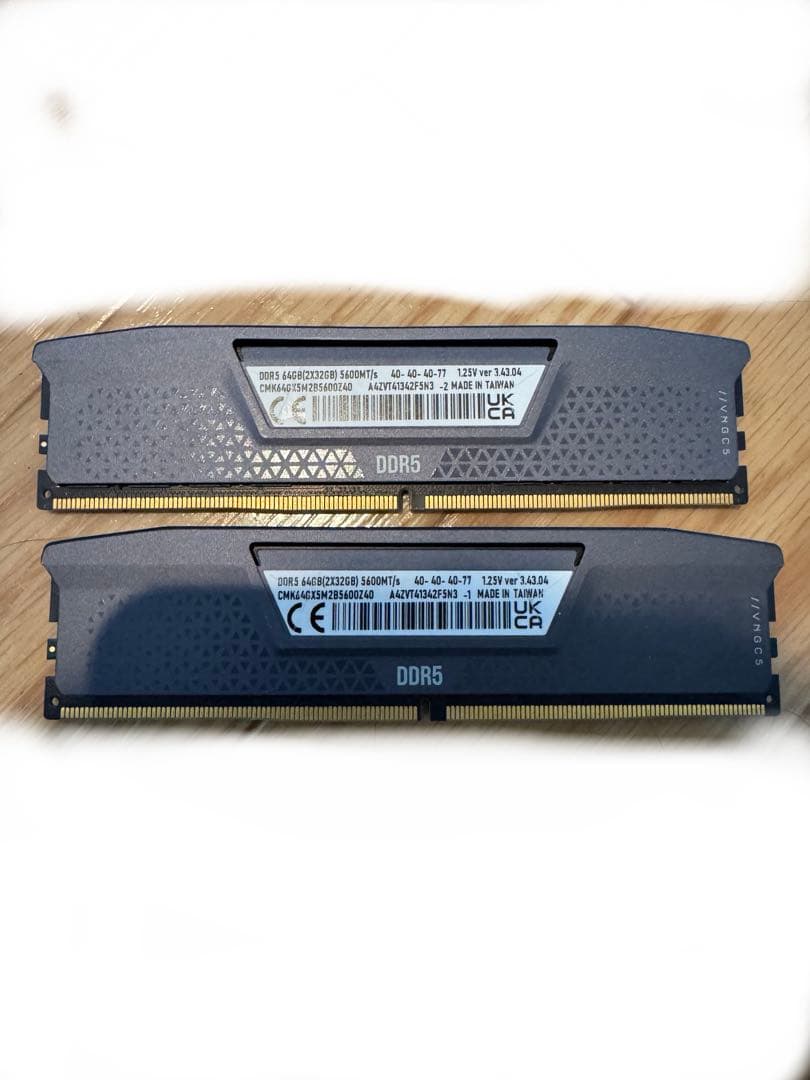 AMD Ryzen 7 8700G CPU,メモリddr5 32x2