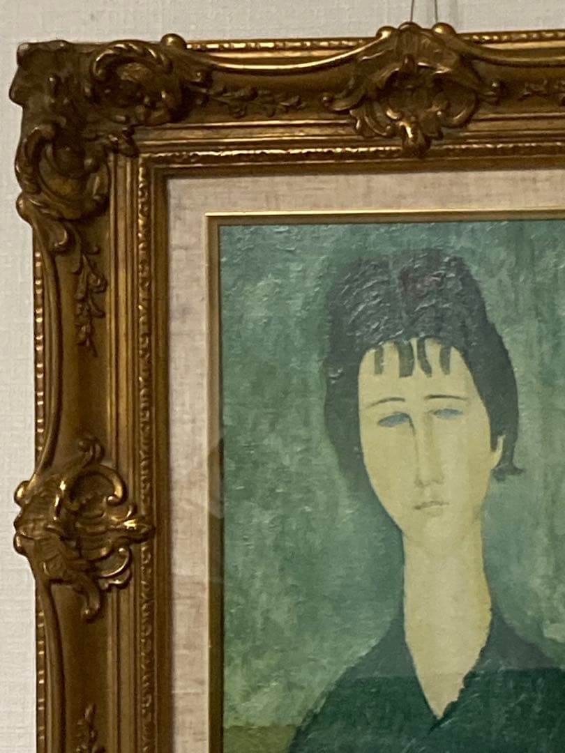 ◆モディニアーニ『 婦人像 』 ◆世界が認める/ PAT承認/ 名画 ◆油彩画