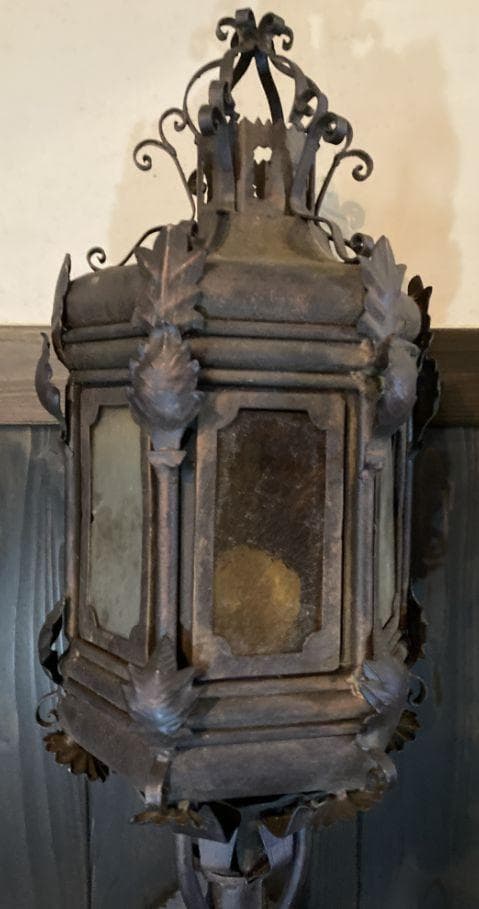 大正浪漫　ロマン　洋館　灯　昭和レトロ　照明　オイルランプ　アンティーク　電笠