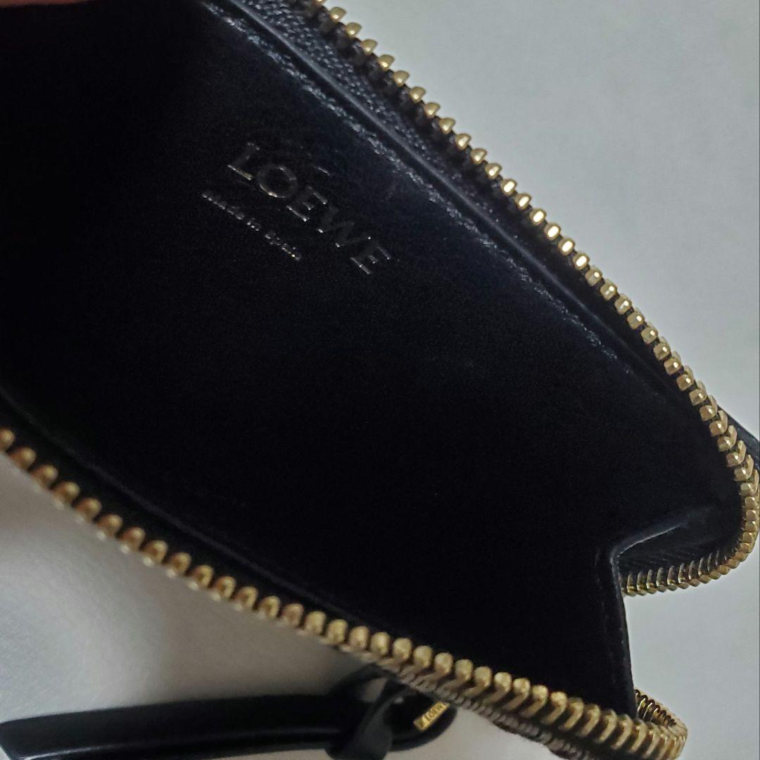 ■LOEWE フラグメントケース 本革 &アナグラム カードケース ミニ財布