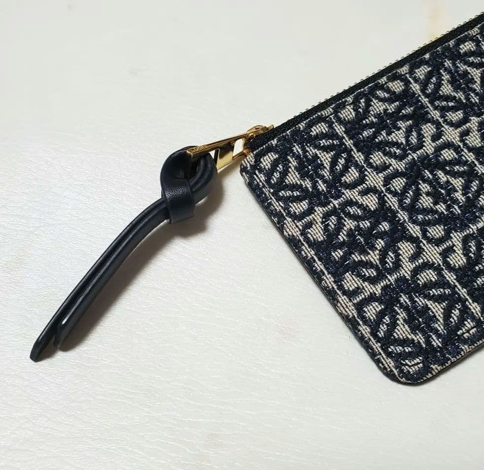 ■LOEWE フラグメントケース 本革 &アナグラム カードケース ミニ財布