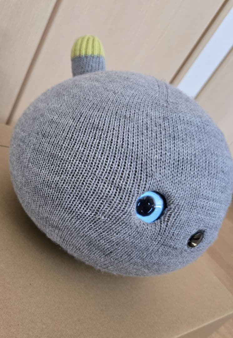 【ley】NICOBO グレー ぬいぐるみ 本体とチビニコボ