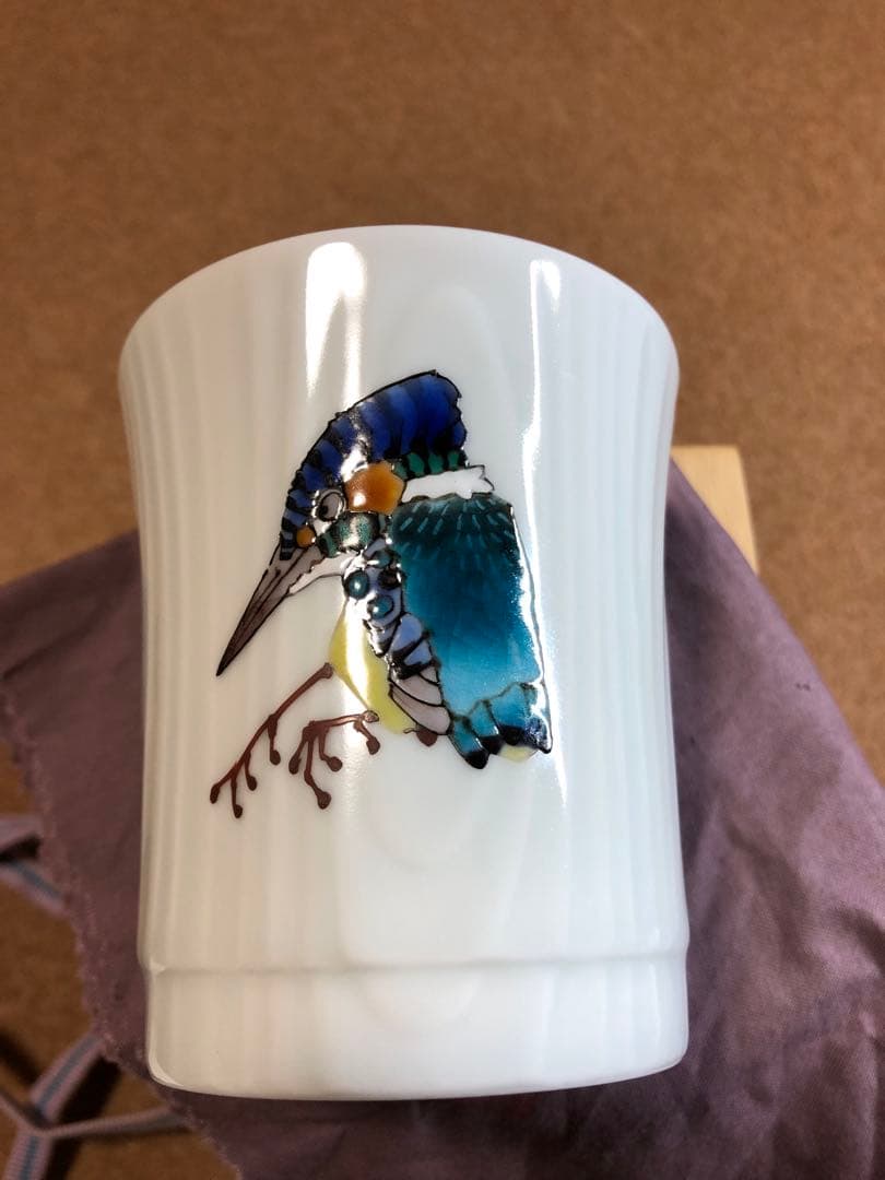 武腰 潤　川蝉の絵　フリーカップ