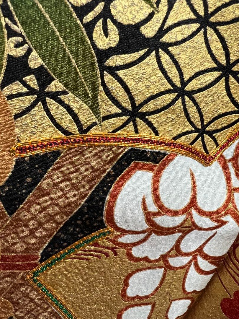 振袖　成人式　藤文様　美品　長襦袢セット