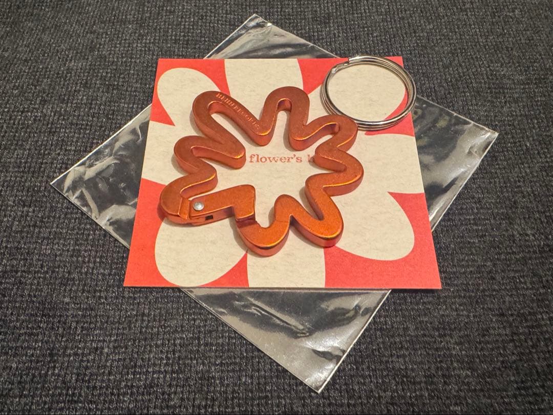 【送料込9800円】藤井風　カラビナ（オレンジ）とステッカーセット