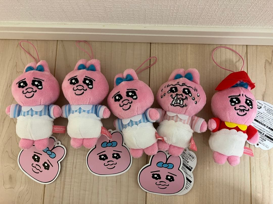 おぱんちゅうさぎ　んぽちゃむ　ぬいぐるみ　マスコット　グッズ　58点まとめ売り