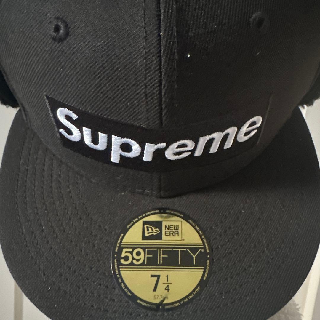 ヒ*キ様 Supreme×NEW ERA/21AWイヤーフラップ ボックス ロゴ
