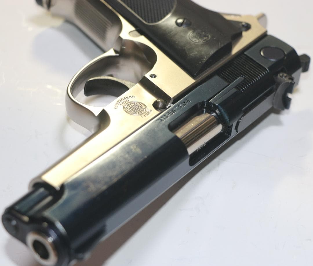 超希少ＭＧＣ製ABS樹脂モデルガン Ｓ＆Ｗ Ｍ５９フレームシルバー　ＳＰＧ合法品