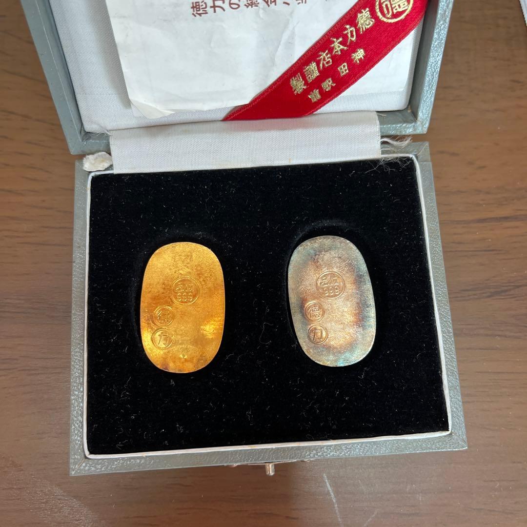徳力本店 純金小判セット (ケース付き)